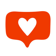 lovechat flat icon