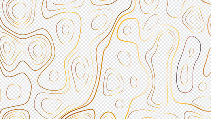 Abstract minimal topographic relief map background. Modern topography line map concept. Cartography vector design, trendy liquid and wavy decoration for poster, cover, banner