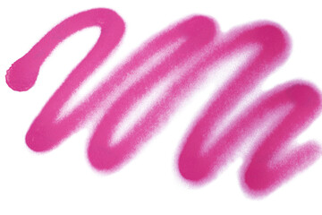 Doodles drawn by pink spray paint on white background - obrazy, fototapety, plakaty