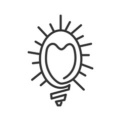 Lightbulb Logo Design template Icon Illustration Brand Identity