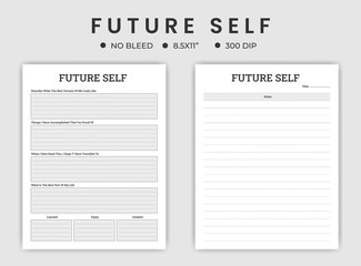 Future self-planner template