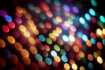 LED soft out of focus bokeh effect background
generative ai
