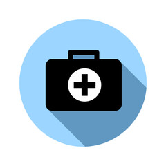 Medicine first aid on transparent background.