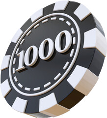 Casino 1000 Coin 3D
