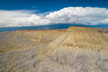 Obraz na płótnie Canvas Aerial view on the Mount Garfield mountain in Colorado. National park in Colorado Mt. Garfield