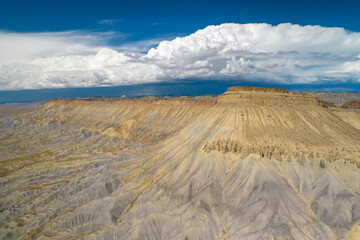 Aerial view on the Mount Garfield mountain in Colorado. National park in Colorado Mt. Garfield