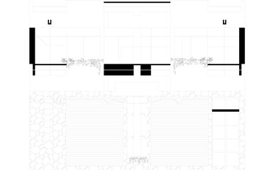 shop house vector illustration sketch design modern minimalist design