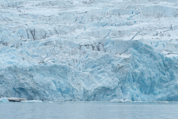 Svalbard, Norway, Icebergs at arctic ice edge. Northern most land before North Pole.