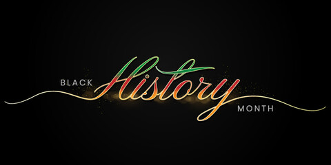 Black History Month Vector Template Design Illustration, African American History. can use for, landing page, Black History Month Vector Templat, ui, web, mobile app, poster, banner, flyer, background