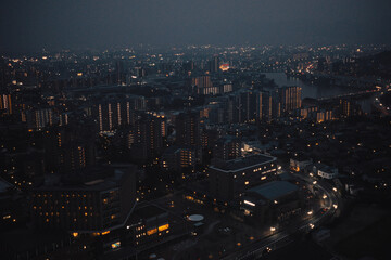 하이앵글 도시 야경