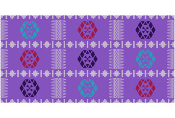 Indonesian Lombok Mandalika woven fabric pattern, traditional ethnic motif