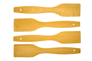 Wooden spatulas for easy turning of food during cooking