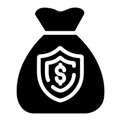 money glyph icon