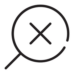 Fototapeta premium Search line icon