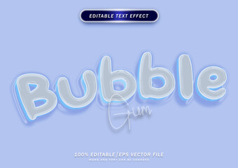 Transparent clean text effect. fresh and elegance style.