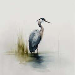 great blue heron ardea alba