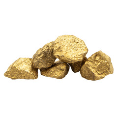 a lot of shiny gold nuggets