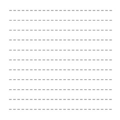 Black writing lines.
