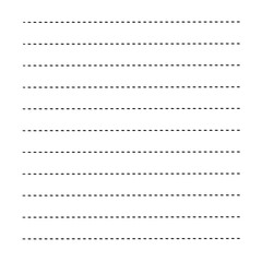 Black writing lines.
