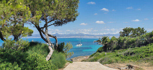 Mallorca Sommer Urlaub mit Meerblick 