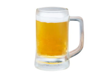 Mug of beer, Pouring beer with bubble froth in glass, Celebration party concepts