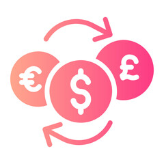 exchange gradient icon