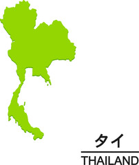 タイのイラスト
