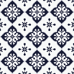 Tile pattern vector