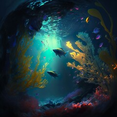 Underwater sealife