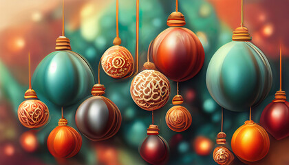 Abstract christmas decoration background texture illustration