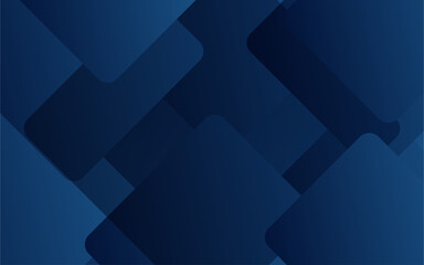 navy blue squares abstract tech banner design. Geometric vector background