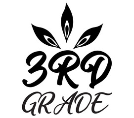 Obraz premium 3RD GRADE #3, Boho SVG Bundle, Boho T-Shirt Bundle, Boho SVG, SVG Design, Boho SVG Design