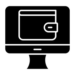 online wallet icon style