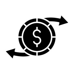 Money Transfer Icon Style