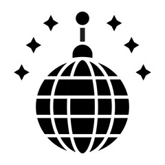 Disco Ball Icon Style