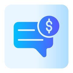 chat gradient icon