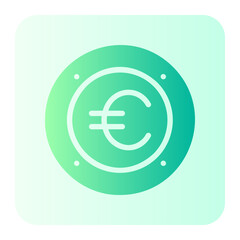 euro gradient icon