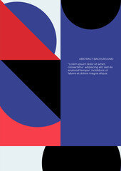 Poster template background design vector. Collection of creative abstract gradient vibrant colorful curve, geometric shape background. Design illustration for business card, cover, banner, wallpaper.