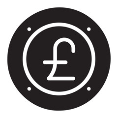 pound sterling glyph icon