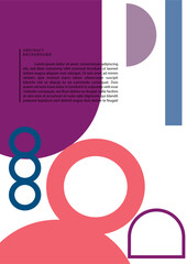 Modern abstract cover poster, minimal covers design. Colorful geometric background, vector illustration.