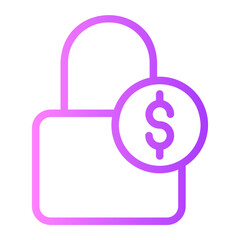 money gradient icon