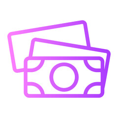 money gradient icon