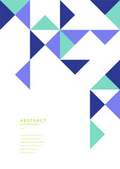 Modern abstract cover with minimal geometric poster design. Colorful geometric background, vector illustration.