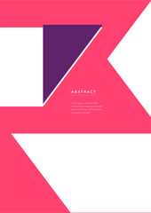 Modern geometric poster cover background. Memphis backgrounds, abstract geometric patterns, vector trendy line design. Simple minimal elements in flat color, modern pattern background