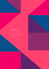 Modern geometric poster cover background. Memphis backgrounds, abstract geometric patterns, vector trendy line design. Simple minimal elements in flat color, modern pattern background