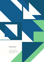 Modern geometric poster cover background. Memphis backgrounds, abstract geometric patterns, vector trendy line design. Simple minimal elements in flat color, modern pattern background