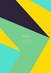 Abstract geometric pattern design in retro style. Vector illustration for poster, cover, flyer, business corporate template, annual report, and background