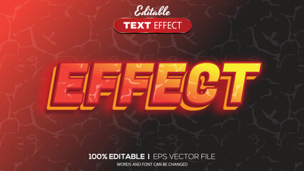 3D editable text effect effect theme