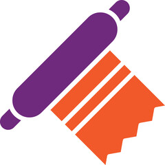 Plastic wrap Vector Icon Design Illustration