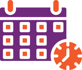 Deadline Vector Icon Design Illustration